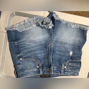 Kendall & Kylie Blue Jean Shorts